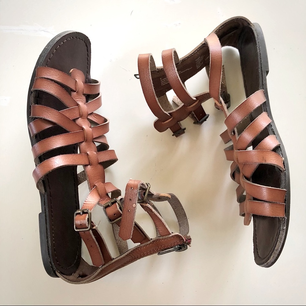 Mossimo strappy gladiator sandals - brown